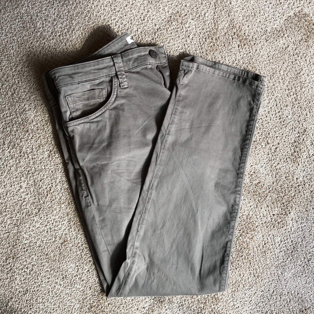 Mavi Olive Green Jeans, size 34/30